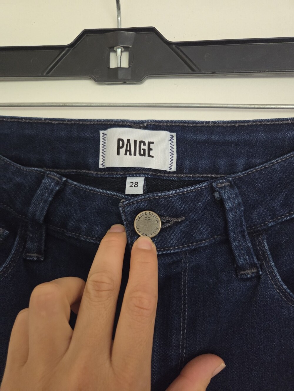Paige Wide Leg High-Rise Genesee Crop Jeans - Picture 4 of 8